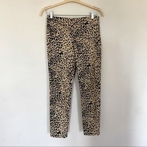 Elliot Lauren Cheetah Animal Print Slim Leg Pants